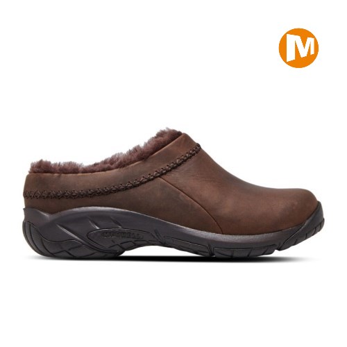 Merrell Encore Ice 4 Leather Freizeitschuhe Damen DunkelBraun [DE-THJYN]